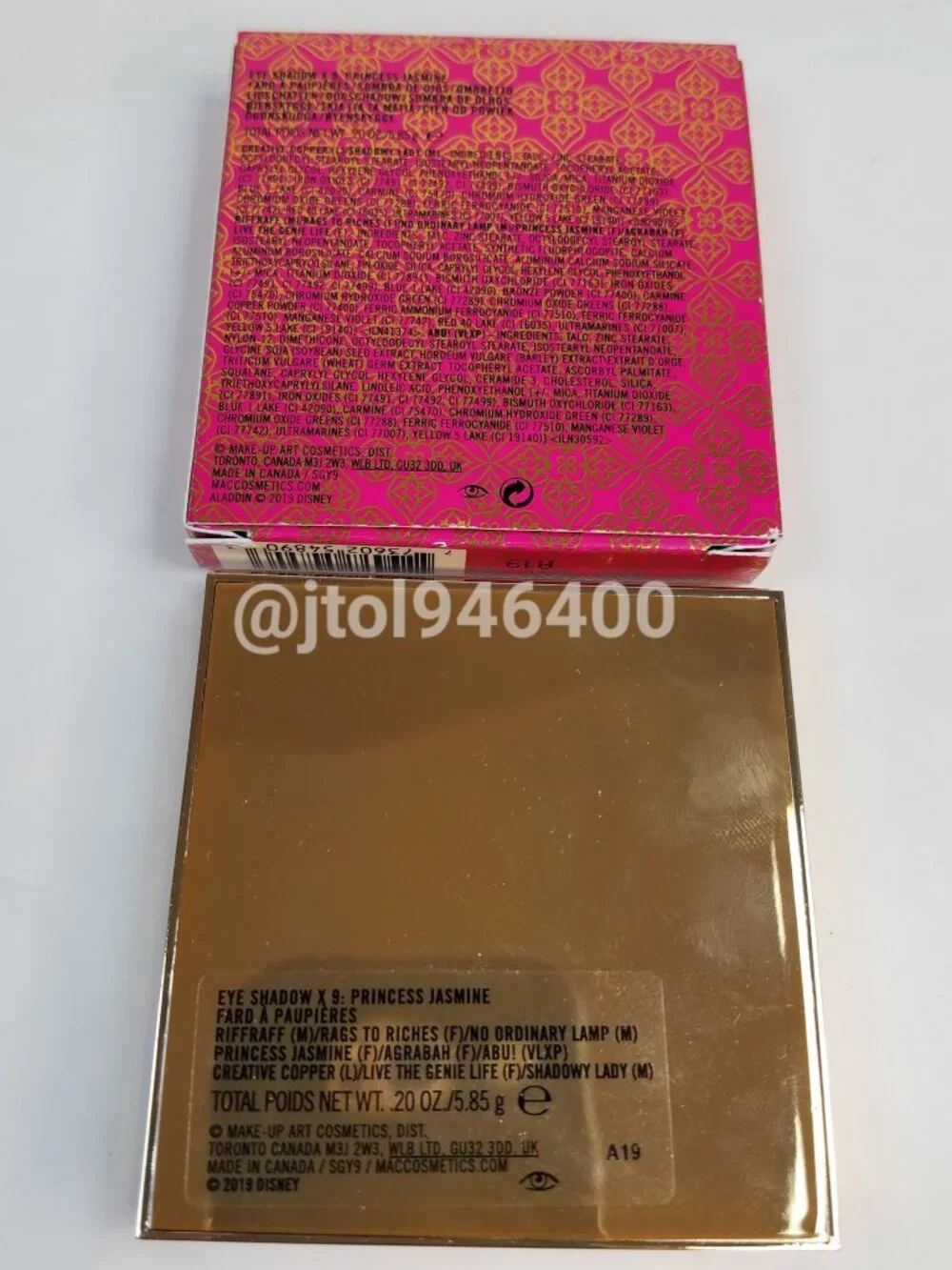 Mac Princess Jasmine Eyeshadow Palette